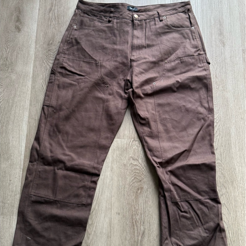 Fashion Nova Men's Chocolate Cargo Pants
